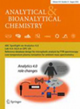 Analytical And Bioanalytical Chemistry