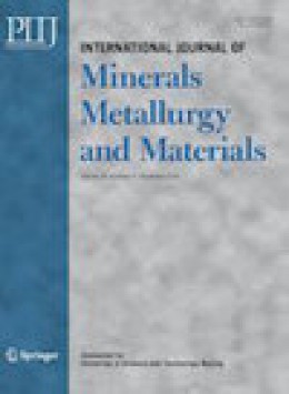 International Journal Of Minerals Metallurgy And Materials