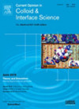 Current Opinion In Colloid & Interface Science