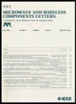 Ieee Microwave And Wireless Components Letters