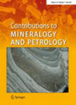 Contributions To Mineralogy And Petrology