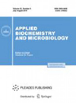 Applied Biochemistry And Microbiology