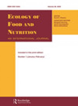 Ecology Of Food And Nutrition