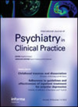 International Journal Of Psychiatry In Clinical Practice