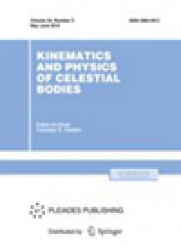 Kinematics And Physics Of Celestial Bodies