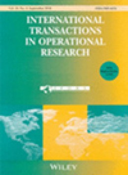 International Transactions In Operational Research