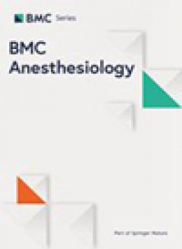 Bmc Anesthesiology