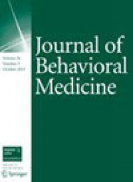 Journal Of Behavioral Medicine