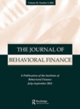 Journal Of Behavioral Finance